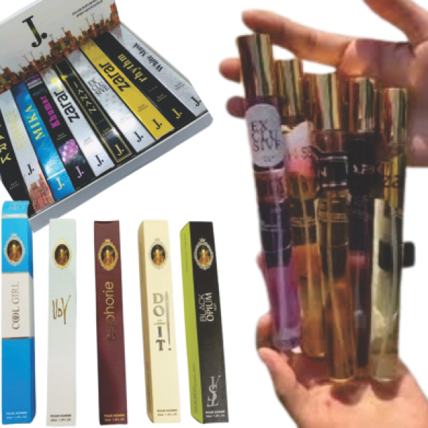 5 J. Perfumes, 2 Dirham, 3 others